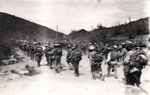 Бугарски војници на пат кон фронтот