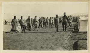Serbian camp on the Macedonian front