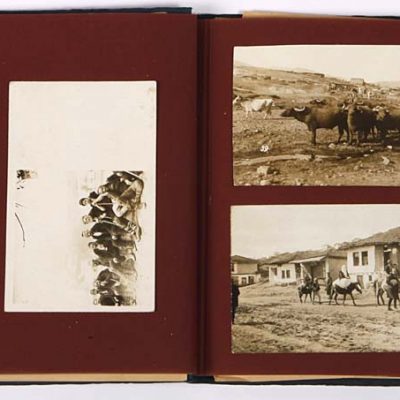 Фотоалбум: Fotoalbum dt Truppen in Macedonia im 1 Weltkrieg (1914 - 1918) со мотиви од Скопје, Охрид, Битола, Преспа, Прилеп (Подарок  од Влатко Милошевски)